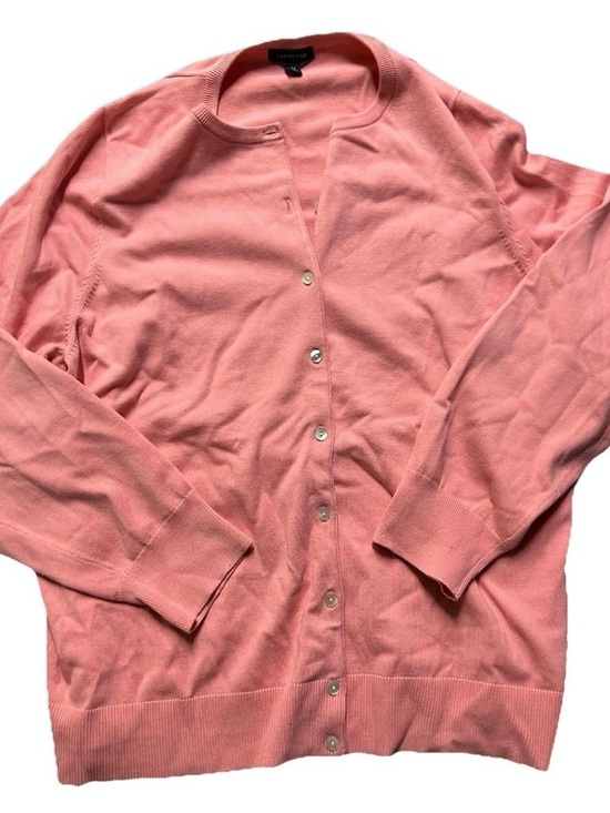 Lands' End Sweaters - Women’s Lands End Plus Size Pink Button Up Cardigan Size 2XL 20W-22W